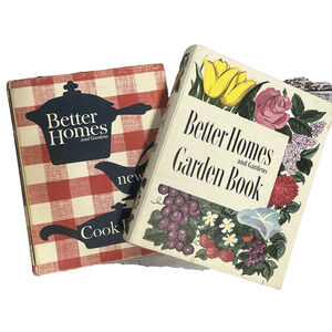 2pc Lot of Vintage Better Homes & Garden Cookbooks 5 Ring Binder 1951 Recipes